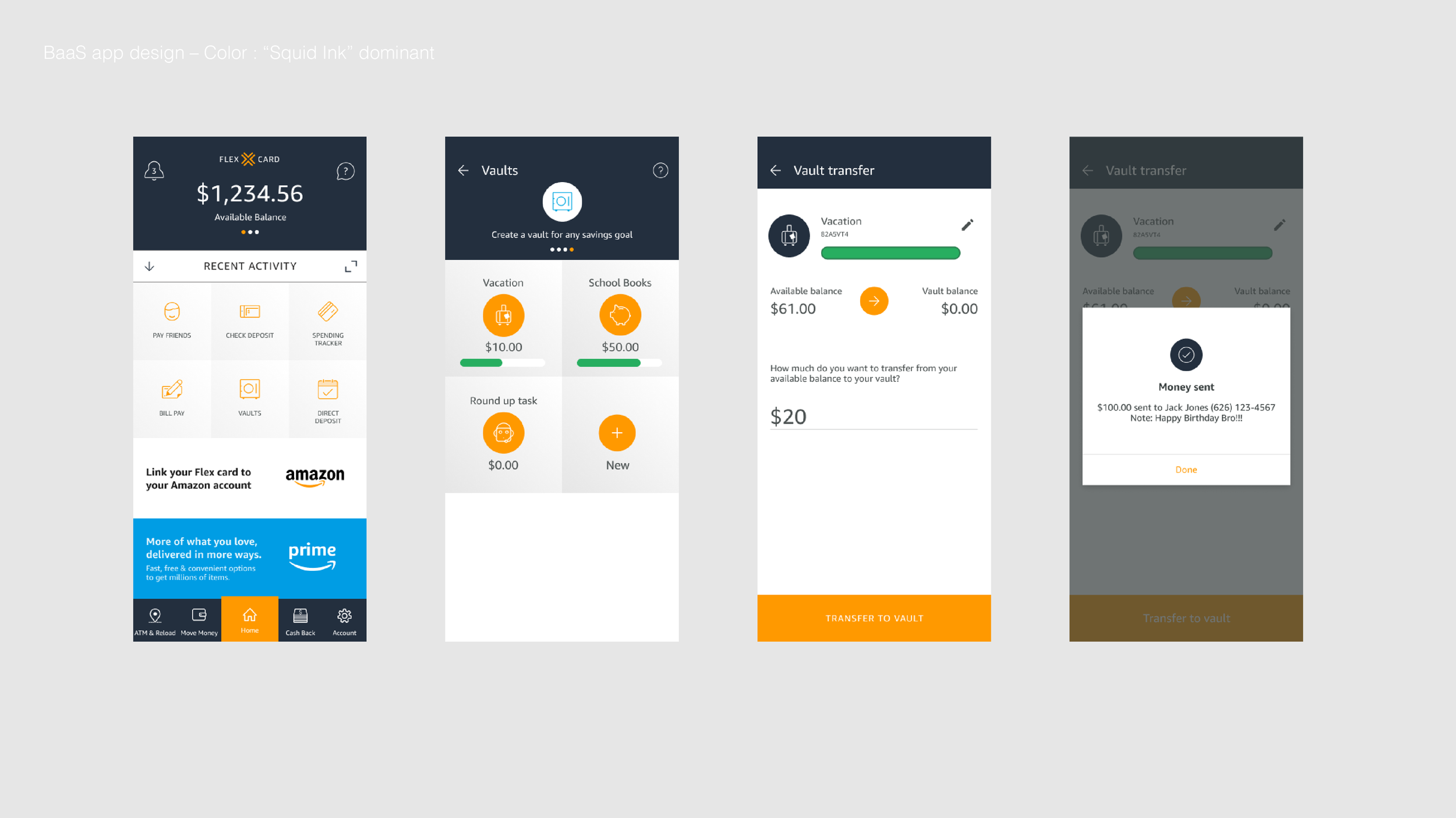 Flex theme color options - Squid Ink
